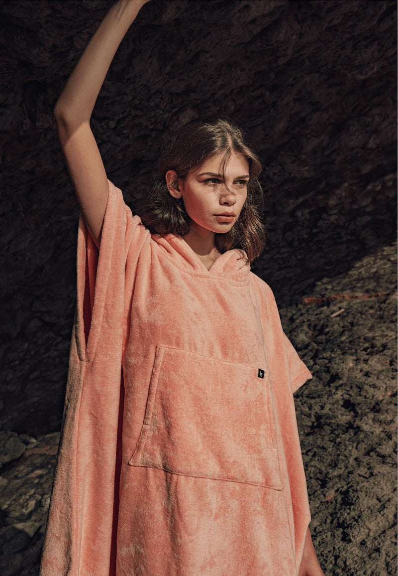 Ericeira Coral Terry Poncho - Futah