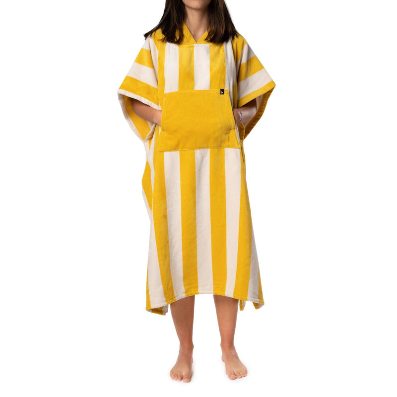 Bedu Mustard Terry Poncho - Futah