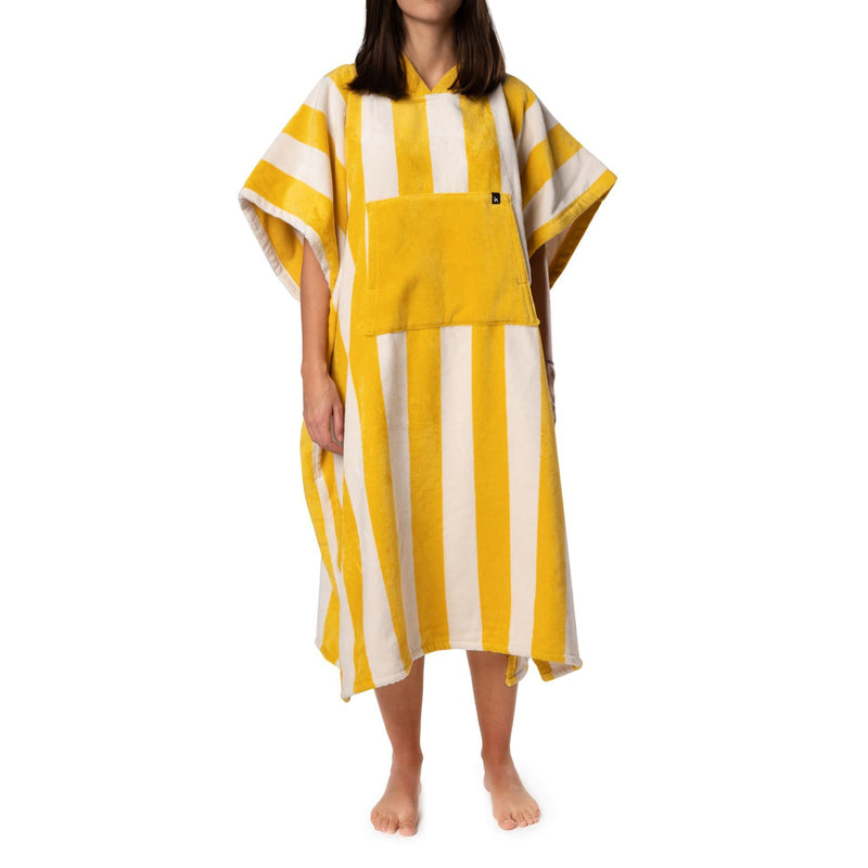 Bedu Mustard Terry Poncho - Futah