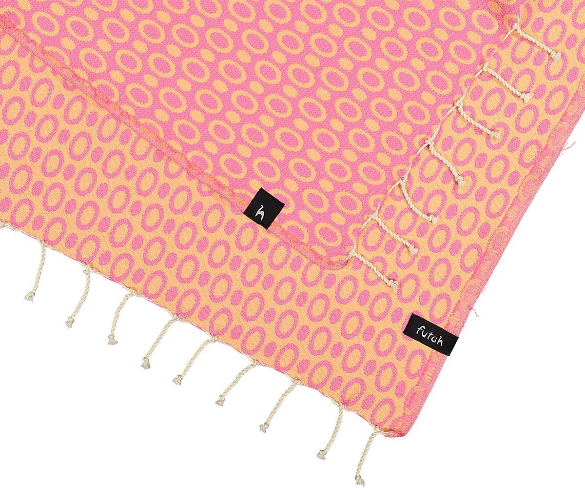 Pulse Pink Beach Towel - Futah