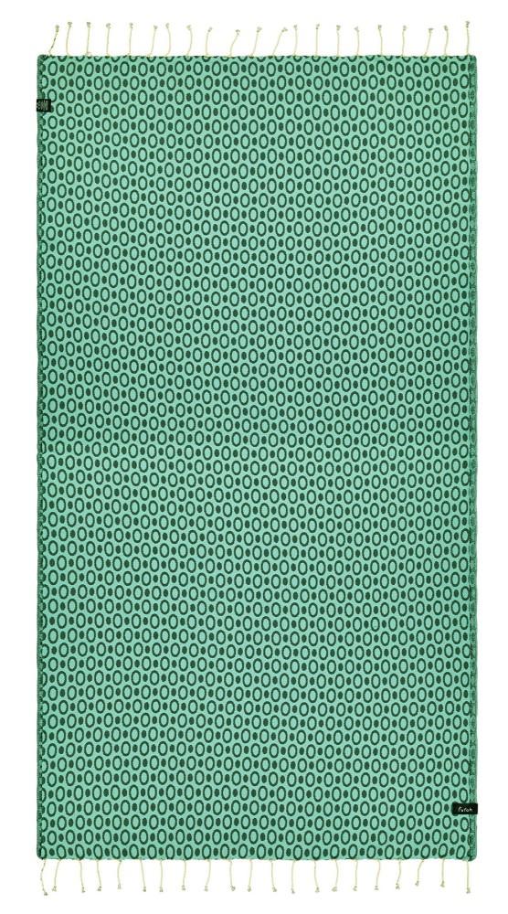 Pulse Green Beach Towel - Futah