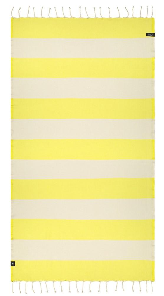 Bedu Yellow Beach Towel - Futah