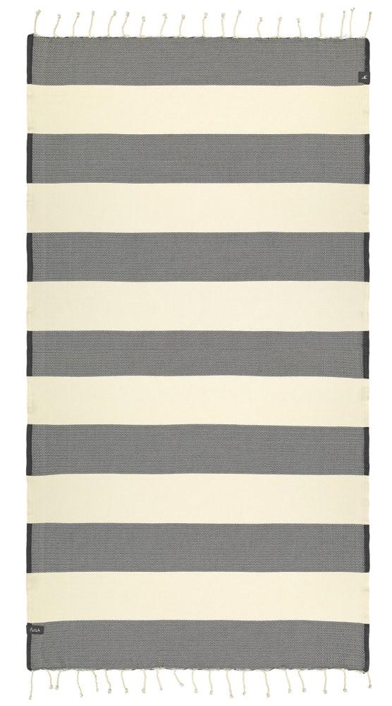 Bedu Black Beach Towel - Futah