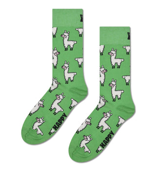 Llama Green Socks