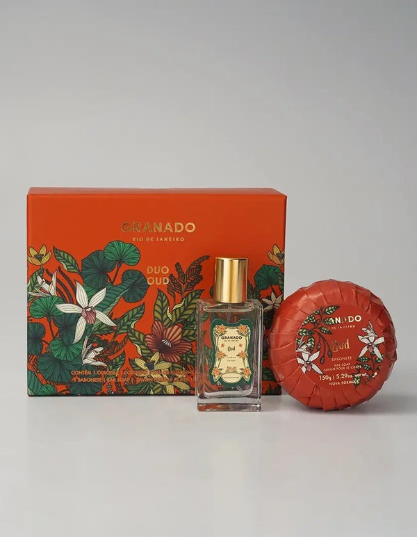 Oud Bar Soap & Eau de Cologne Duo Kit - Granado