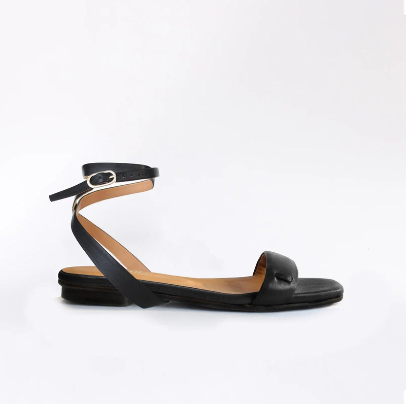 Flat Swap Sandal Black - Camia