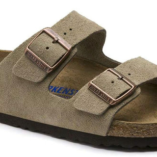 Arizona Soft Footbed Taupe Suede Leather Regular