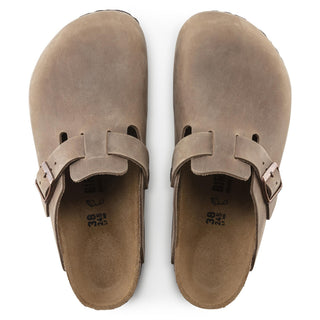 Boston Tabacco Brown Oiled Leather Regular - Birkenstock