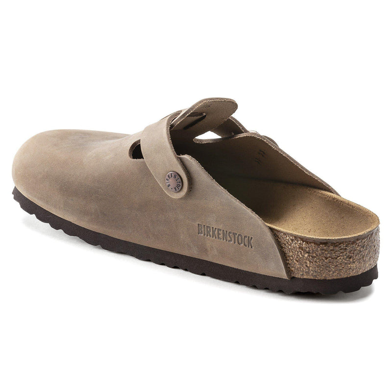 Boston Tabacco Brown Oiled leather Narrow - Birkenstock