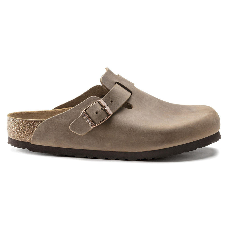 Boston Tabacco Brown Oiled leather Narrow - Birkenstock