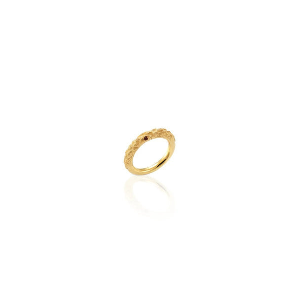 Bromelia Ring with Garnets - Sopro