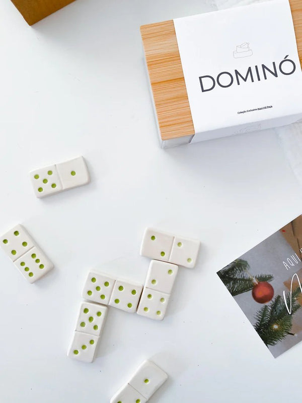 Ceramic Dominoes - Aqui Há Peça