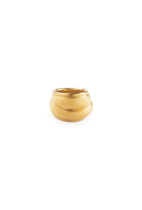 Ecos Double Gold Plated Ring - Inês Telles