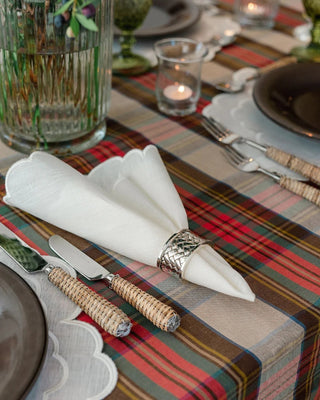 Silver Braided Napkin Ring