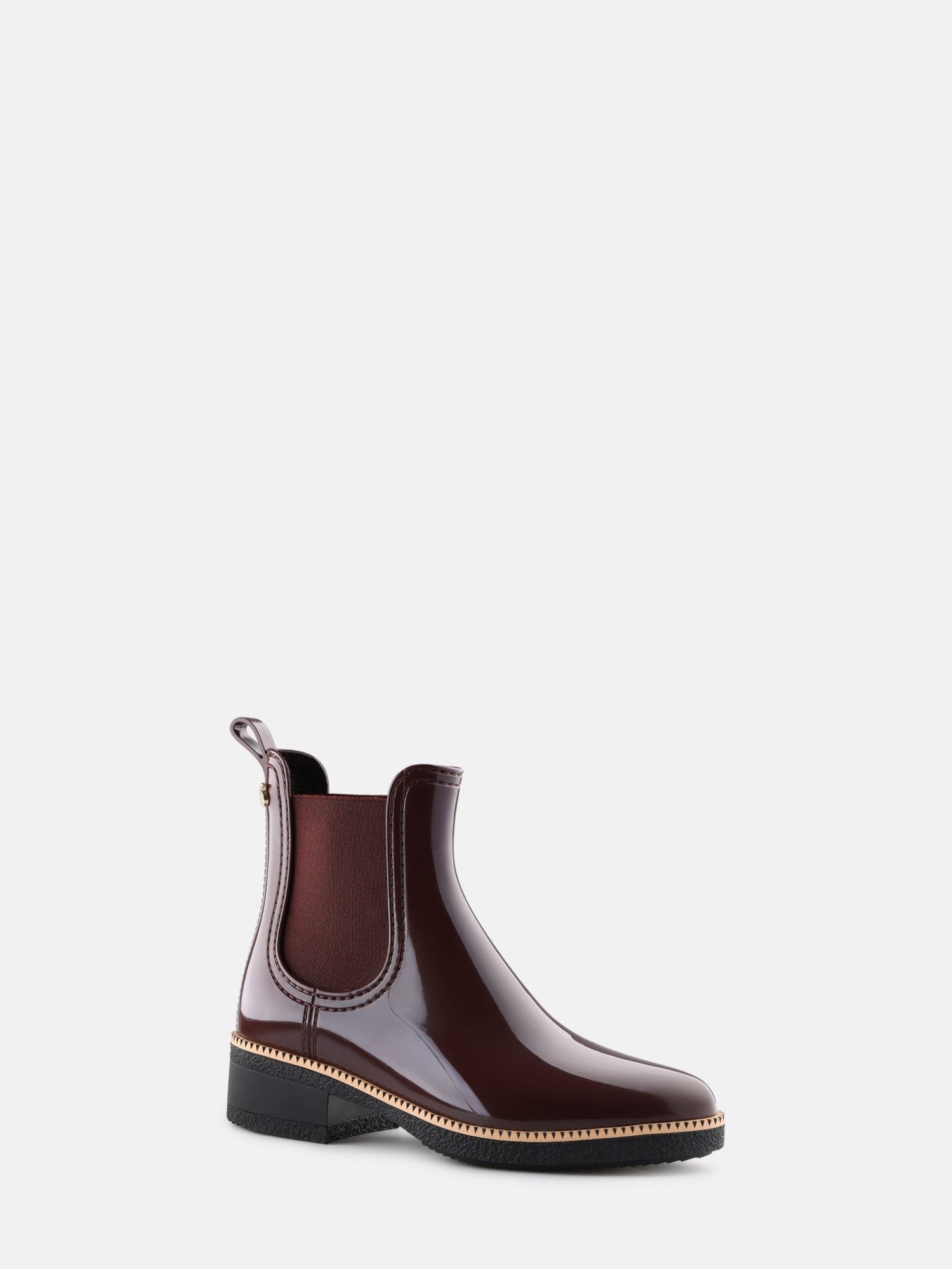 AVA Dark Cherry Bordeaux Vegan boots