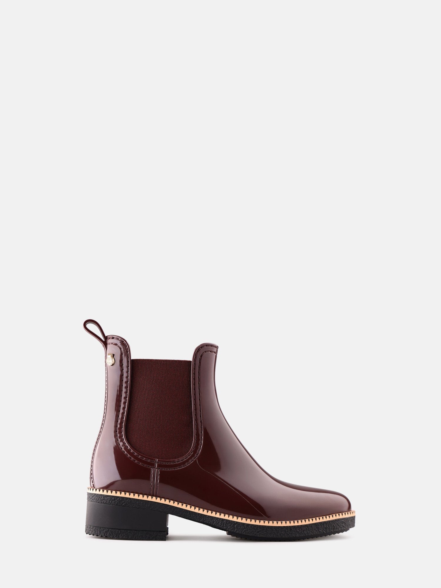 AVA Dark Cherry Bordeaux Vegan boots