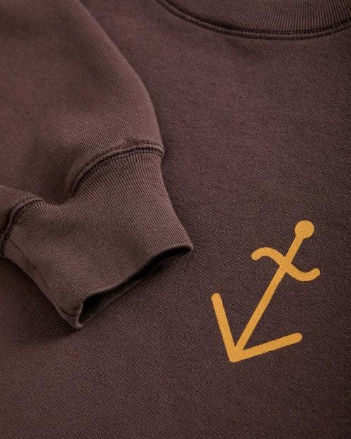 Cunha Brown/Roasted Yellow Logo Sweatshirt