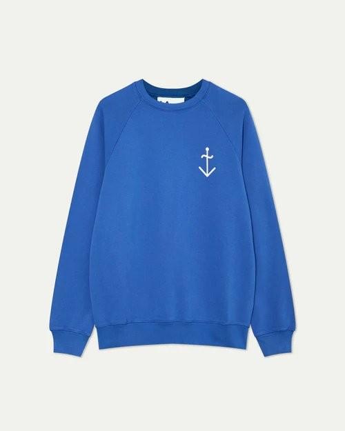 Cunha Yves Blue/Off-White Logo Sweatshirt