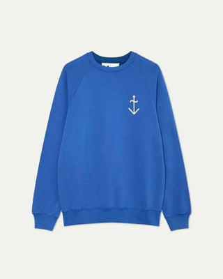 Cunha Yves Blue/Off-White Logo Sweatshirt