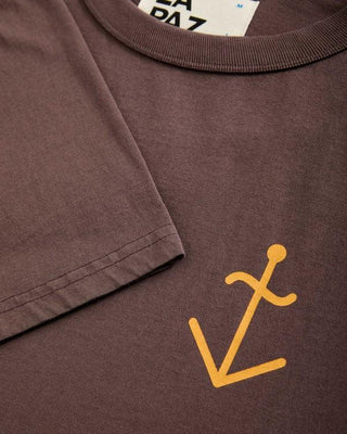 Dantas Brown Roasted Yellow Logo T-Shirt
