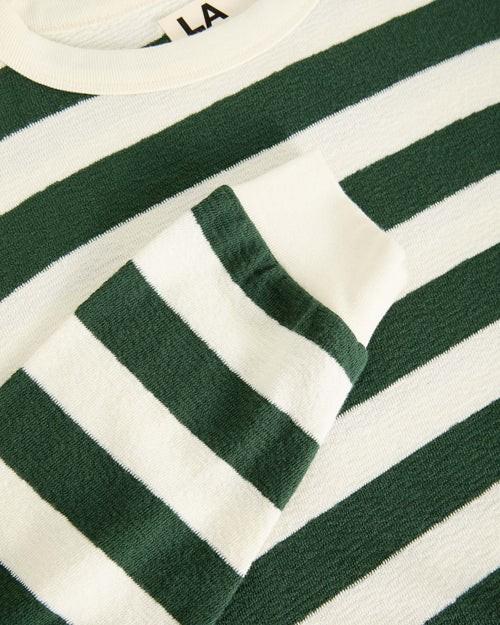 Feijó Dark Green Stripes Sweatshirt