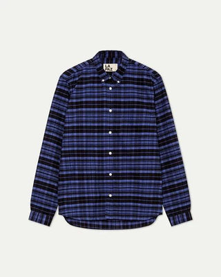 Branco Black and Yves Blue Checks Shirt