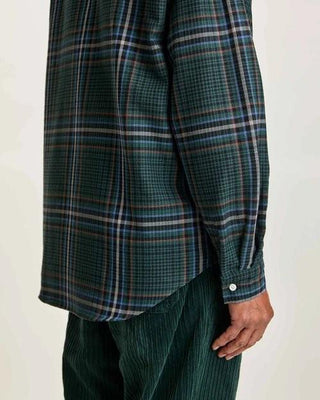 Carvalho Dark Green Checks Shirt