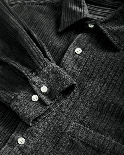 Carvalho Black Sand Soft Cord Shirt