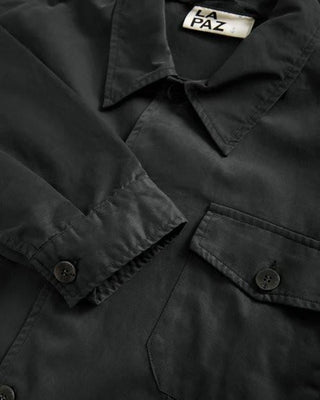 Silva Black Sand Canvas Overshirt Jacket