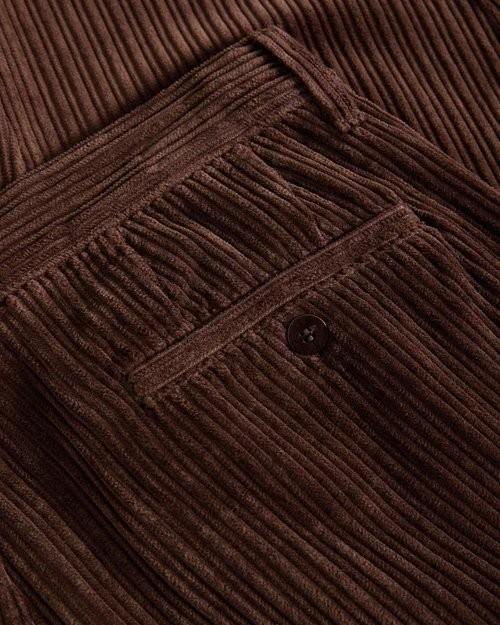Cruz Brown Soft Cord Trousers