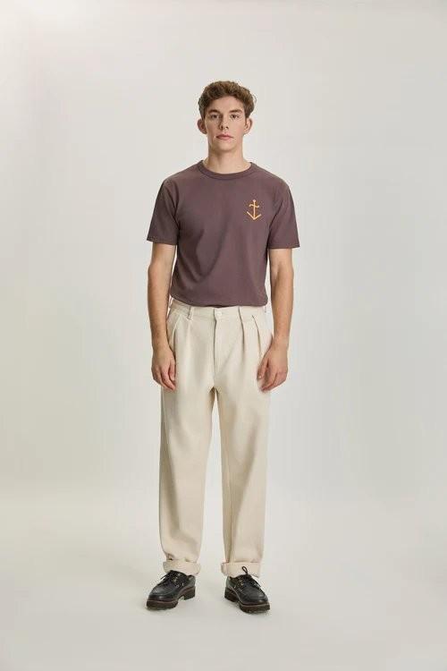 Carona Off-White Denim Trousers