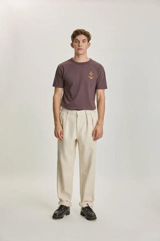 Carona Off-White Denim Trousers