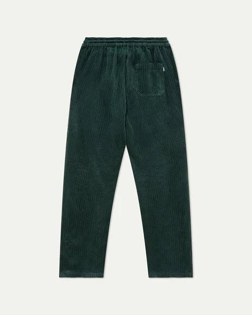 Ponte Dark Green Soft Cord Trousers