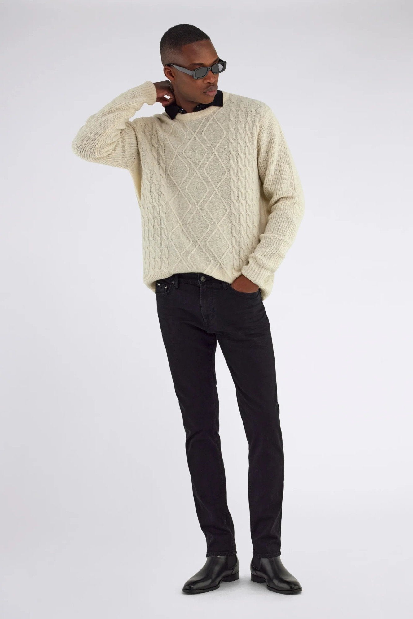 August Braid Pullover