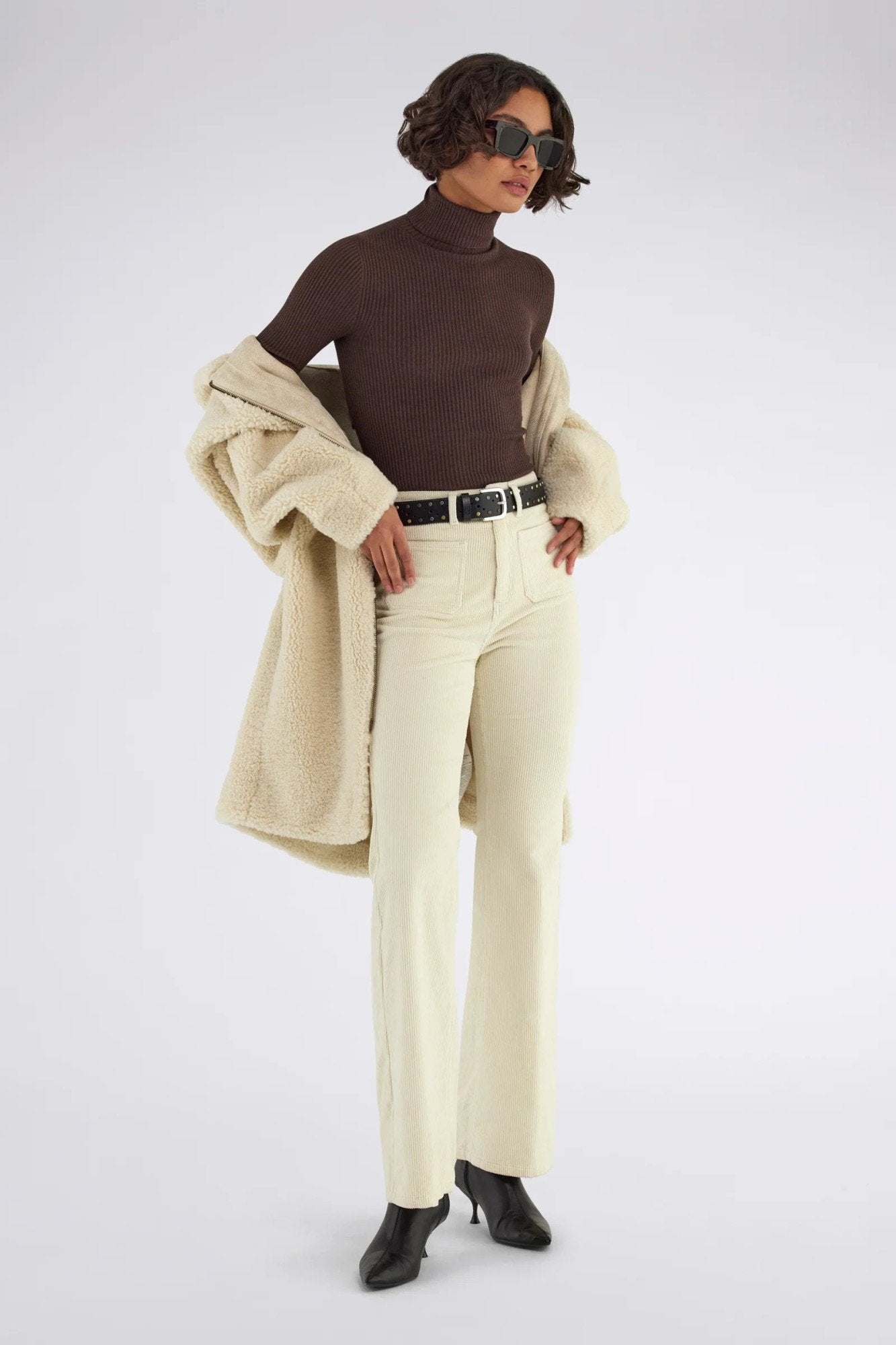 Camille Pockets Flare Trousers