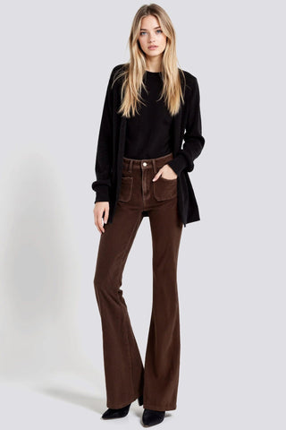 Camille Pockets Flare Trousers