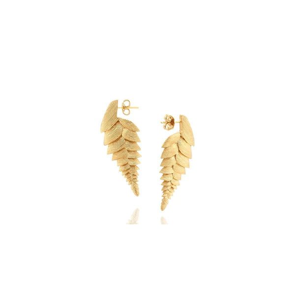Bromelia Flower Braided Earrings - Sopro