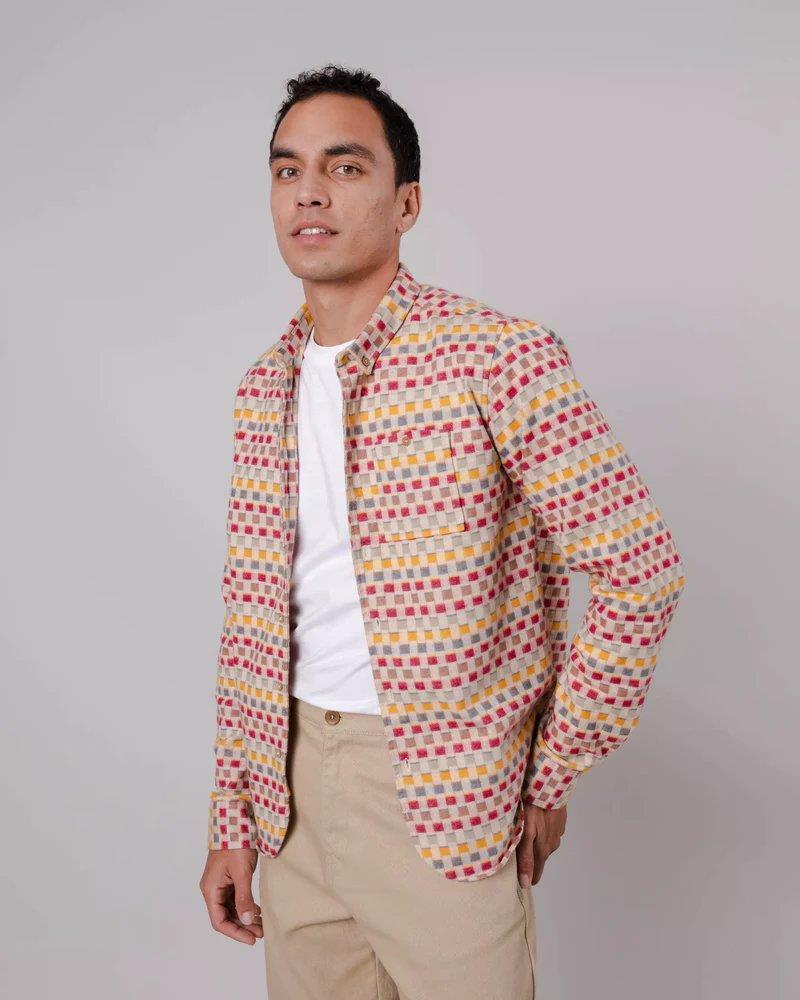 Lakeland Regular Shirt Ecru - Brava Fabrics