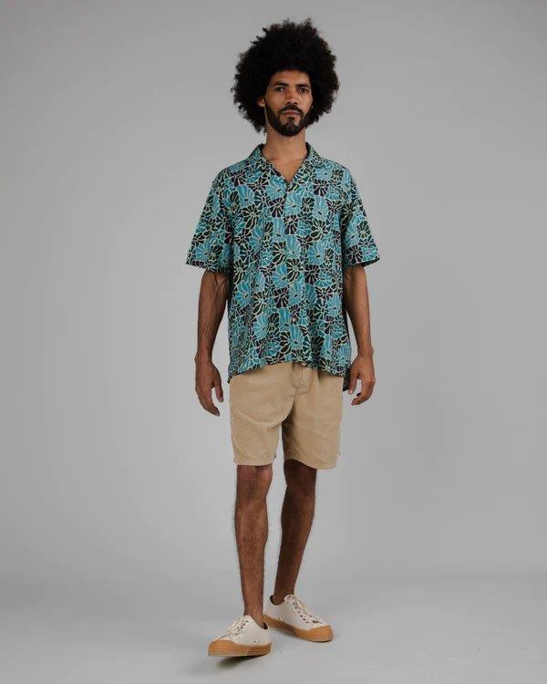 Spring Aloha Shirt Beige - Brava Fabrics