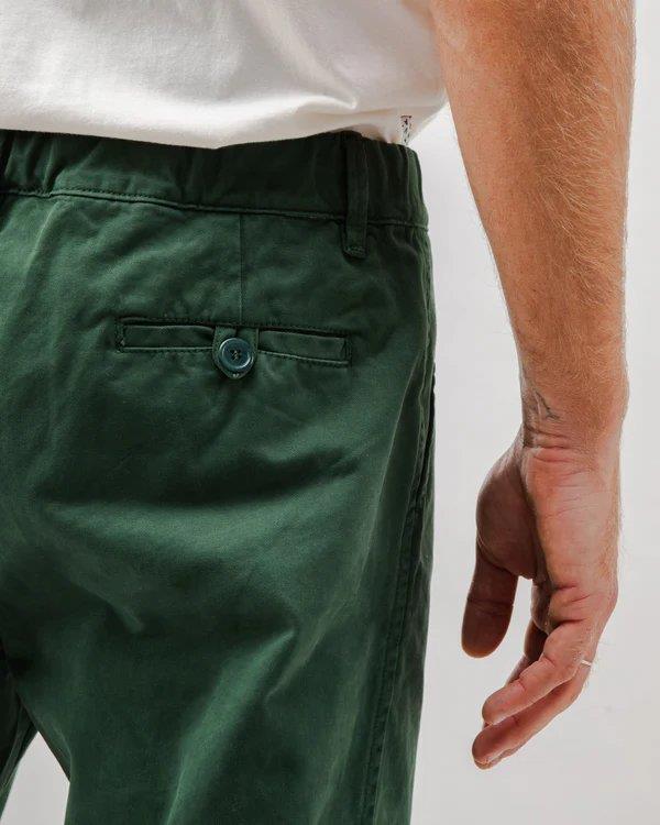 Comfort Chino Cotton Pants Green - -Brava Fabrics