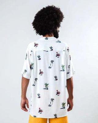 Helios Small Aloha Shirt Ecru