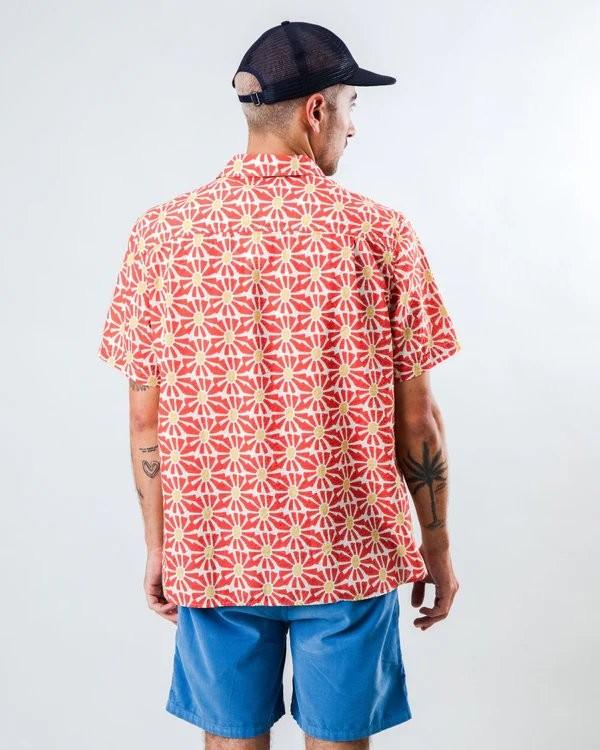 Marisol Aloha Shirt Red - Brava Fabrics