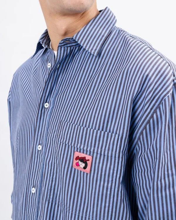 Relaxed Stripes Brava Gum Shirt