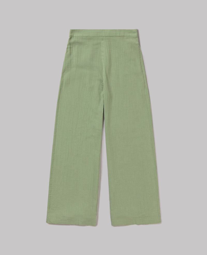Bubble Wide Leg Light Green - Brava Fabrics