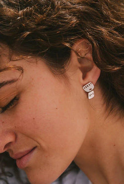 Solar Silver Earrings - Inês Telles