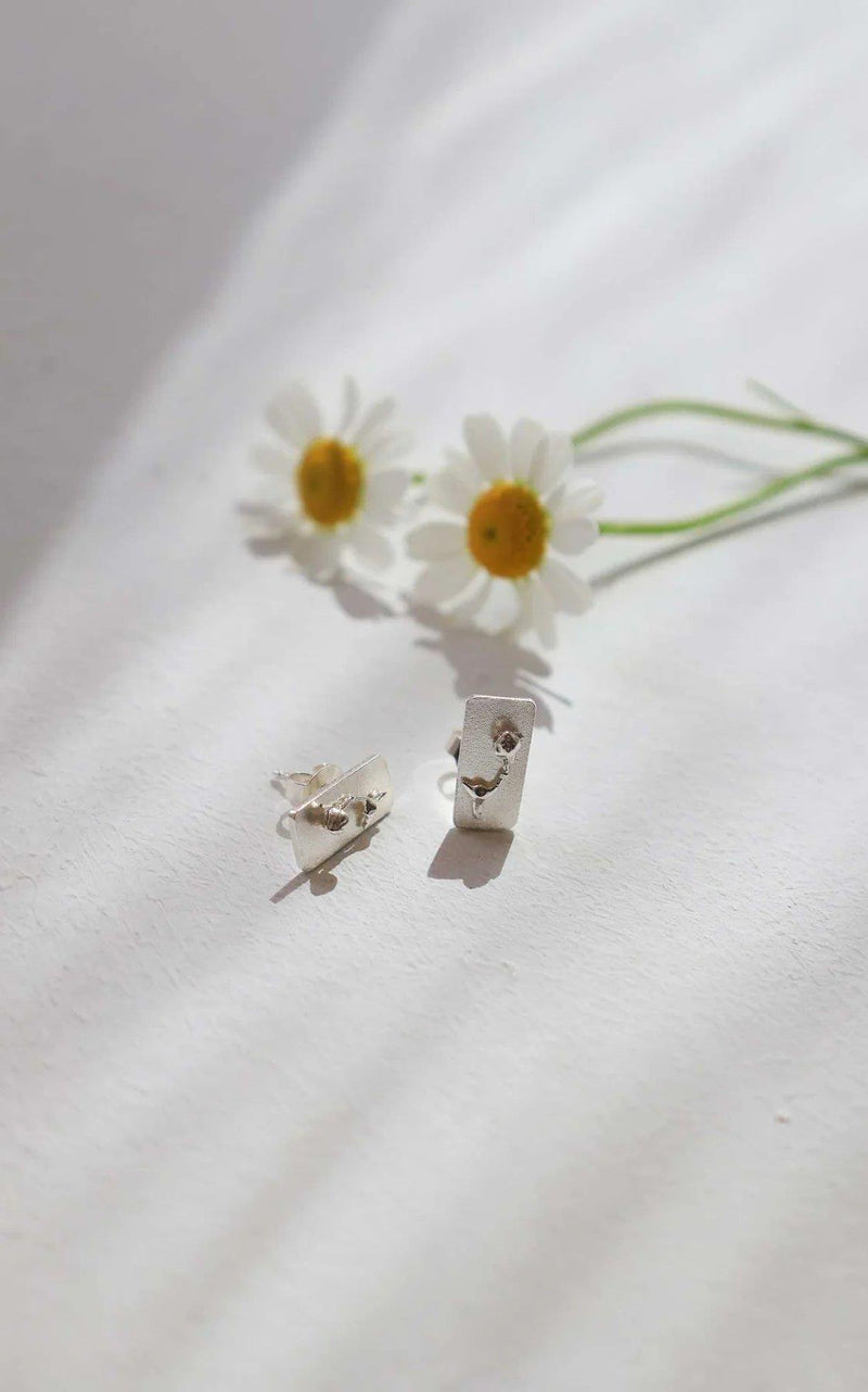 Floria Small Silver Earrings - Inês Telles