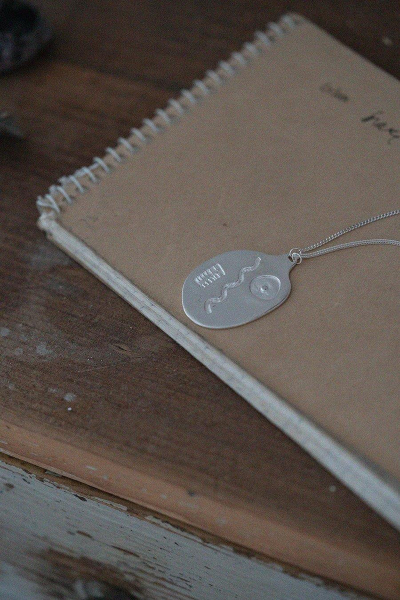 Águatinta Engraving Silver Necklace - Inês Telles