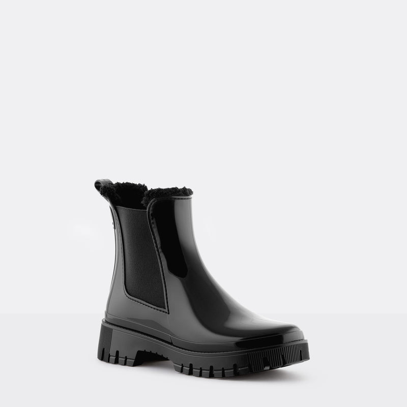 LOW BLACK loopbone RAIN BOOTS