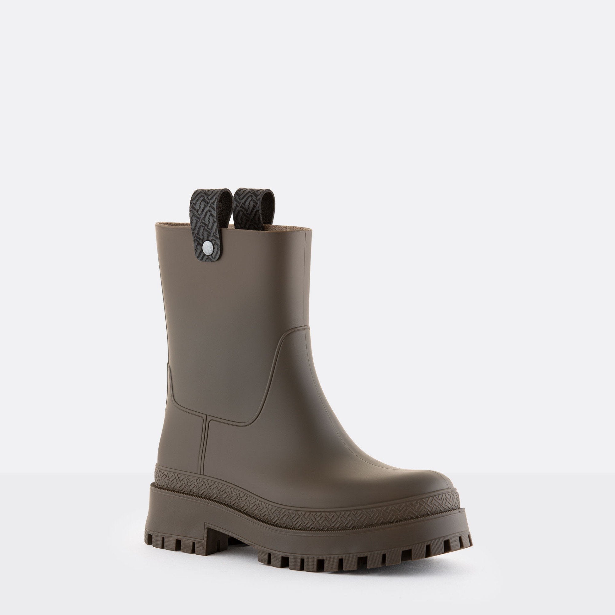 COLDEN Woodland Vegan Brown Ankle Boots With Fur Lining