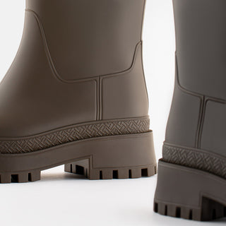 COLDEN Woodland Vegan Brown Ankle Boots With Fur Lining